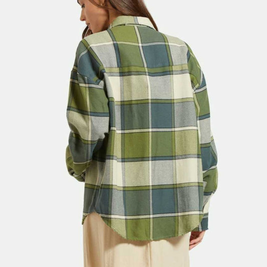 Bowery W Classic Flannel, Blue Mirage/Dill Plaid