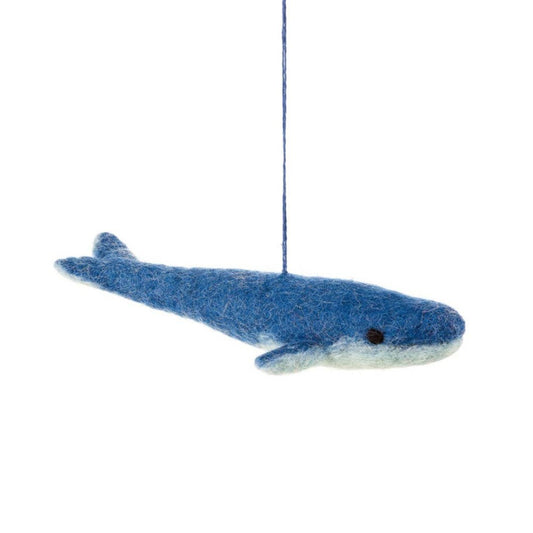 Big Blue Whale Ornament