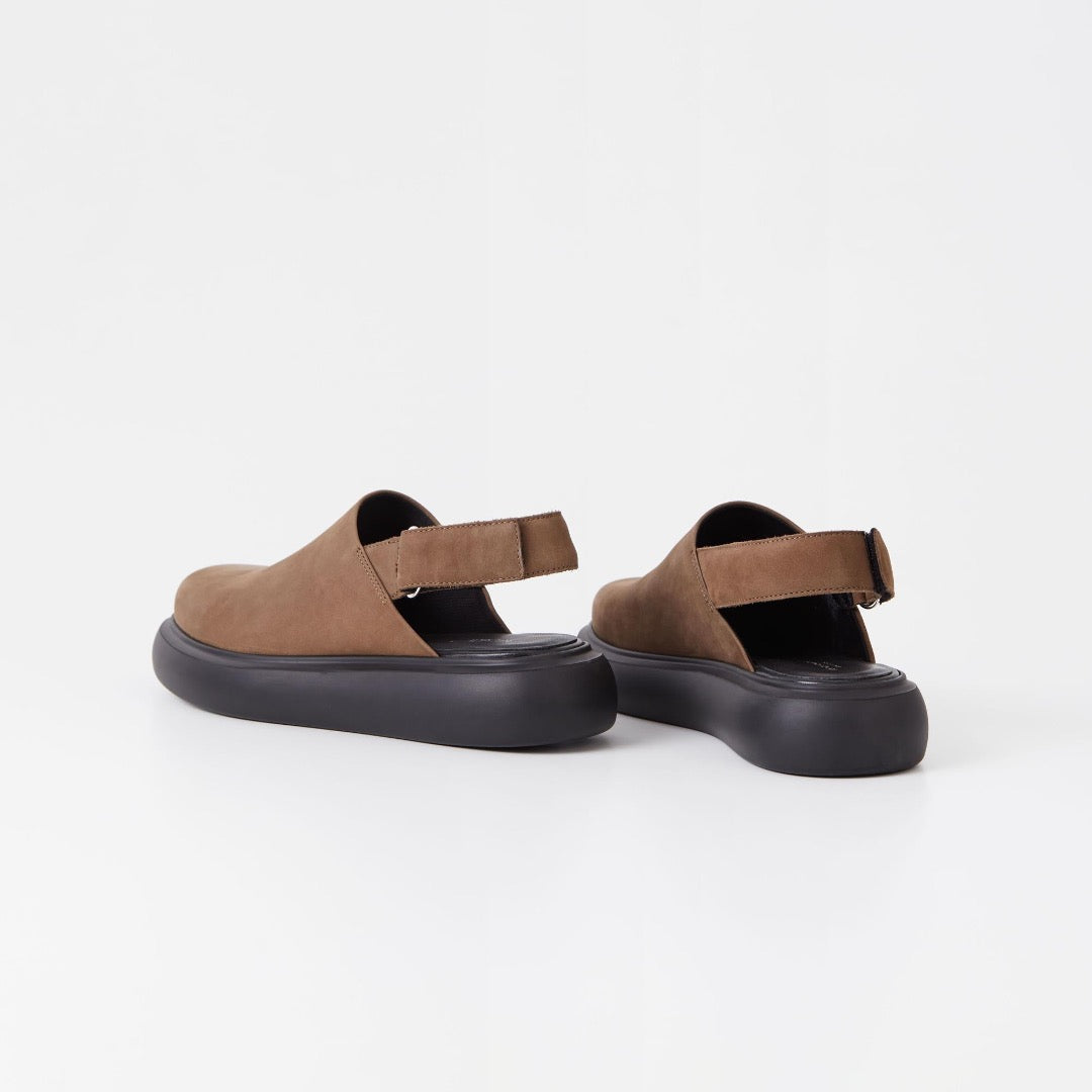 Blenda Sandals, Brown Nubuck