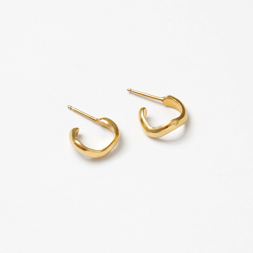 Wolf Circus, Small Riley Earrings in Gold