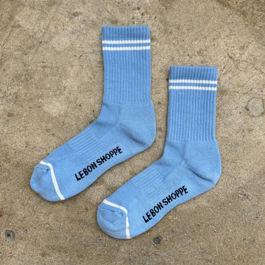 Le Bon Shoppe, Boyfriend Socks, French Blue