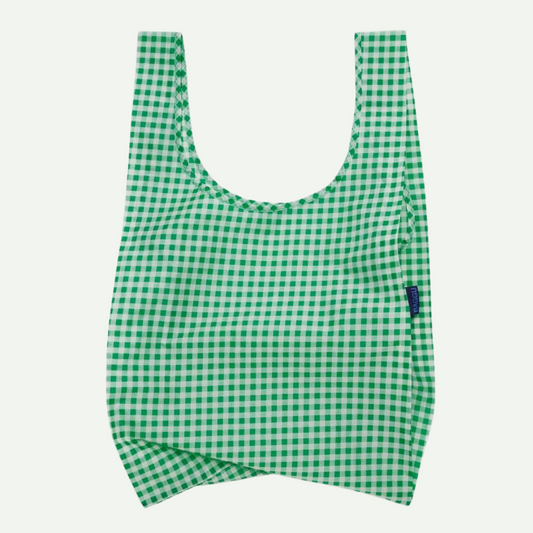 Standard Baggu, Green Gingham