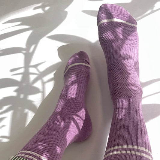 Le Bon Shoppe, Boyfriend Socks, Grape