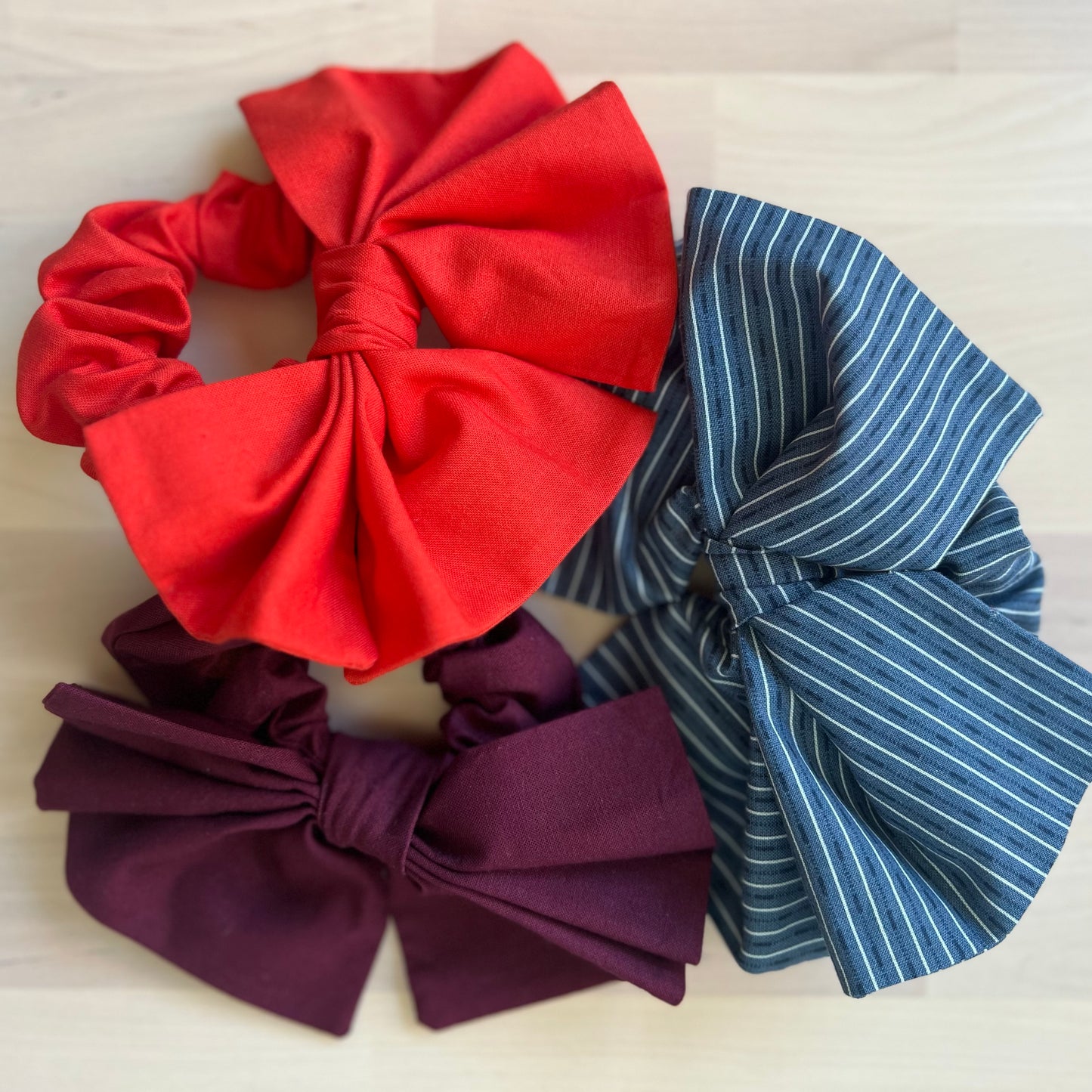 Bow Scrunchies