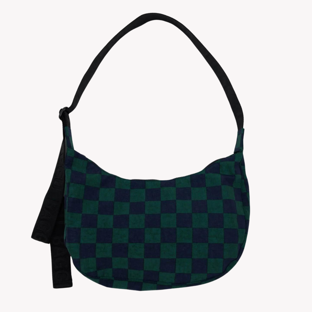 Medium Nylon Crescent Bag, Various Colours