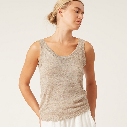 Sue Linen Tank Top