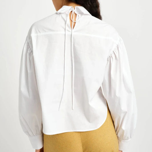 Leni Shirt, White Cotton