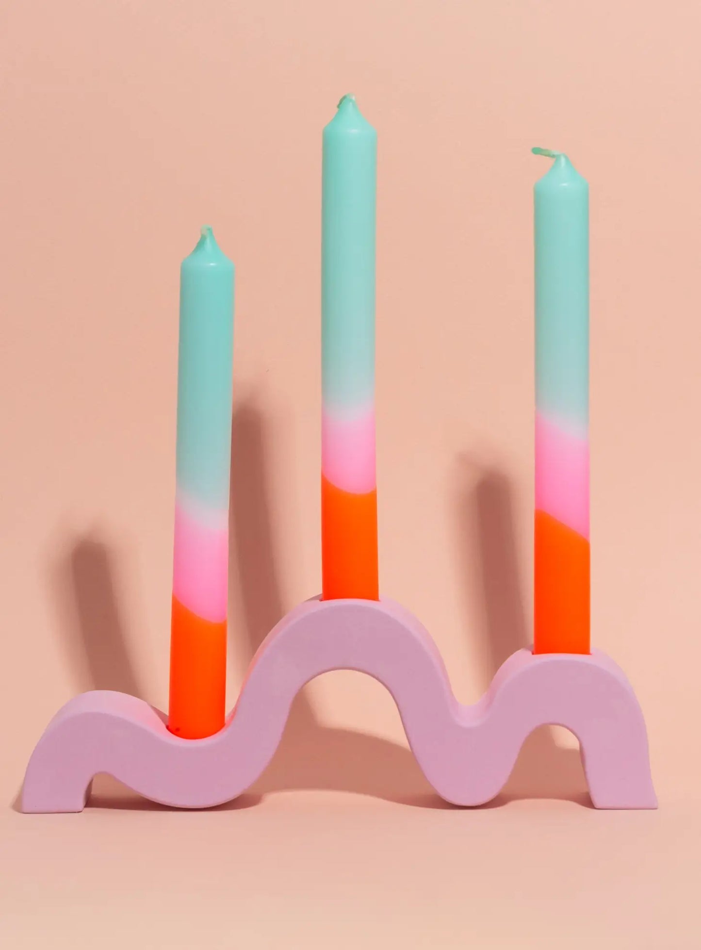Squiggle Candle Holder, Various Colours