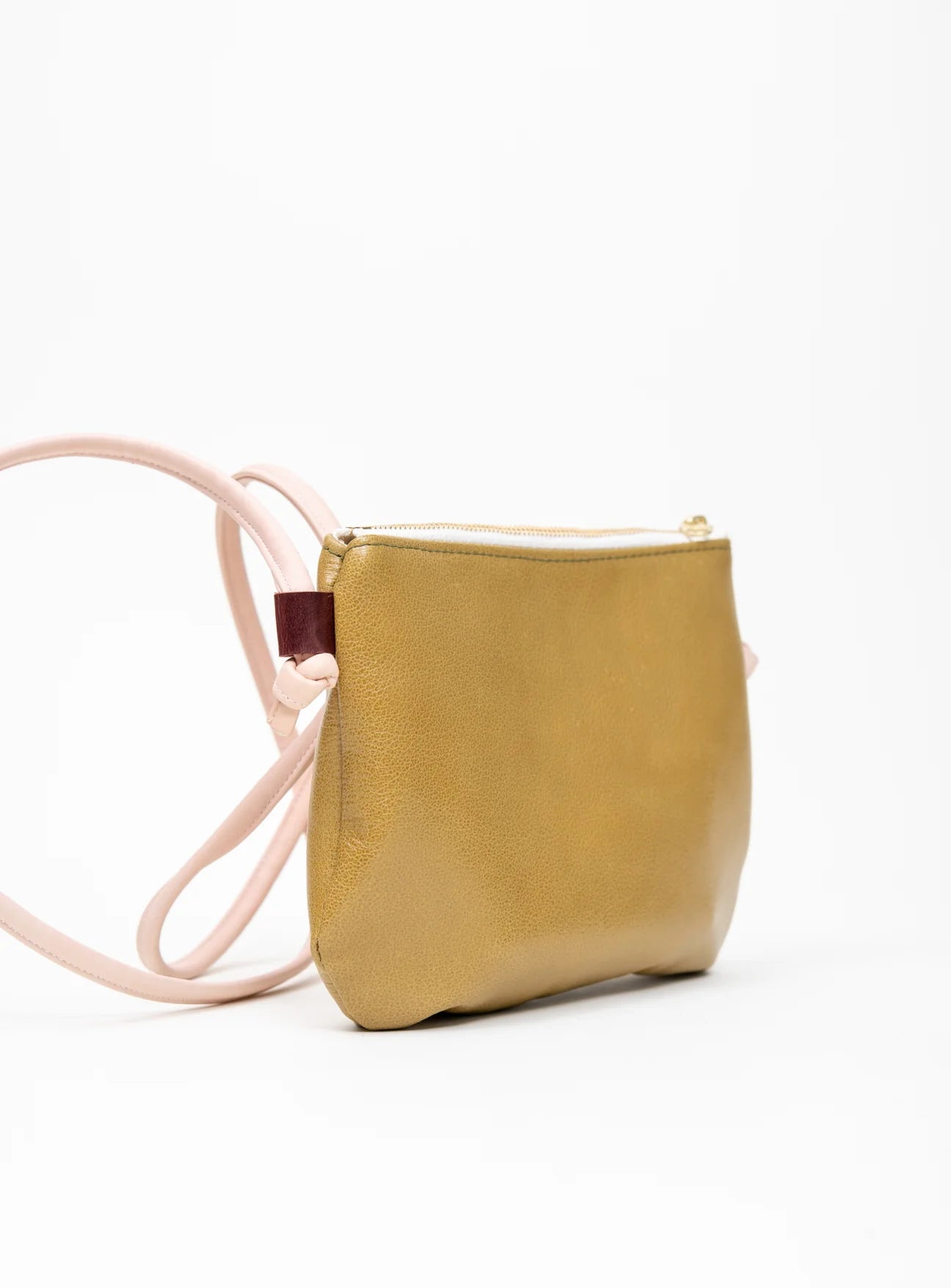 The Small Minimalist Handmade Leather purse – In Blue Handmade